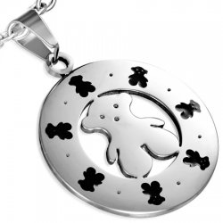 Set inox cu ursuleti cercei si pandantiv [1]